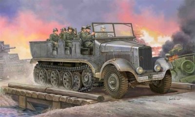 TRUMPETER Maquette  SD.KFZ.6 HALBKETTENZUGMASCHINE- 1/35 - Maquette mi