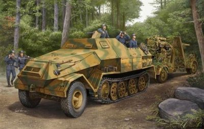 TRUMPETER Maquette  SD.KFZ.8 GEPANZERTE 12T- 1/35 - Maquette militaire