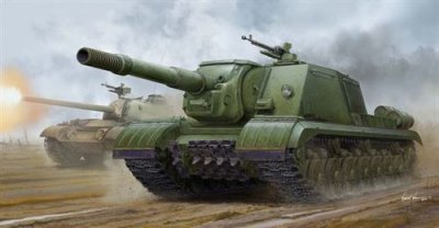 TRUMPETER Maquette  Sovi&eacute;tique JSU-152K blind&eacute; automoteur Gun- 1/35 -