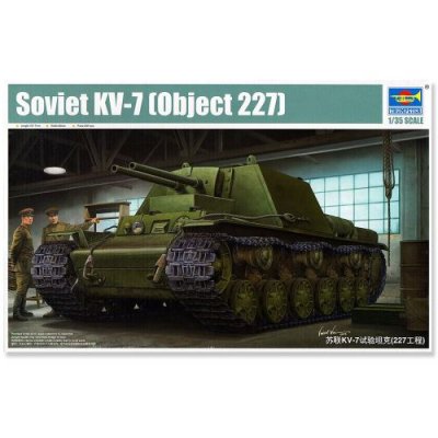 TRUMPETER Maquette  Sovi&eacute;tique KV-7 (Object 227)- 1/35 - Maquette mili