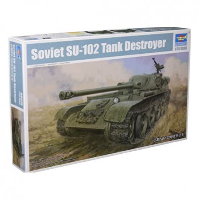 TRUMPETER Maquette  SU-102 SPA sovi&eacute;tique- 1/35 - Maquette militaire