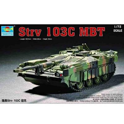 GENERIQUE Maquette Trumpeter SWEDISH STRV 103C MBT-1/72 - Maquette militaire