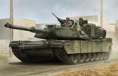 TRUMPETER Maquette  US M1A1 AIM MBT- 1/16 - Maquette militaire
