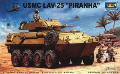TRUMPETER Maquette  USMC LAV-25 Piraya - 1/35 - Maquette militaire