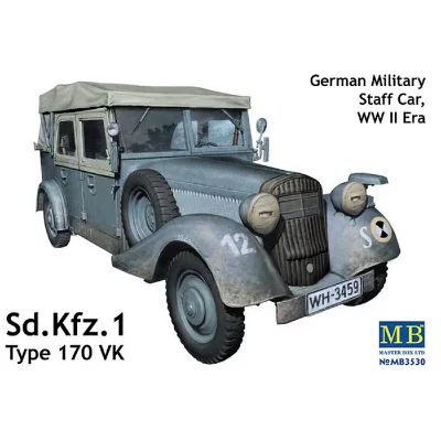 GENERIQUE Maquette v&eacute;hicule d'etat-major allemand : sd.kfz.1 type 170 vk master box 