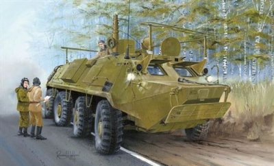 TRUMPETER Maquette v&eacute;hicule de transport de troupes btr-60p / btr-60 pu