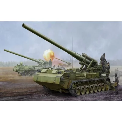 TRUMPETER Maquette v&eacute;hicule militaire : canon automoteur sovi&eacute;tique type 2s7m