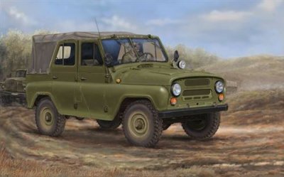 TRUMPETER Maquette v&eacute;hicule militaire : uaz-469 v&eacute;hicule tout terrain sovi&eacute;tique