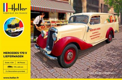 HELLER Maquette Voiture : Starter Kit : Mb 170 Lieferwagen-