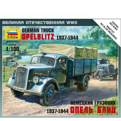 ZVEZDA Maquette  Camion allemand de 3t- 1/100 - Maquette militaire