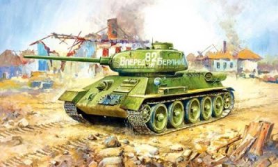 ZVEZDA Maquette  Char Sovi&eacute;tique T-34/85-1/72 - Maquette militaire