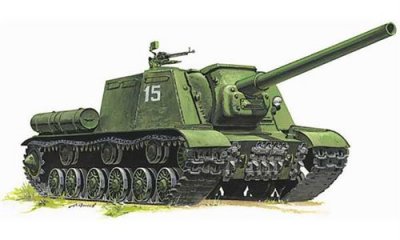 ZVEZDA Maquette  ISU- 122- 1/35 - Maquette militaire
