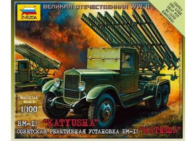 ZVEZDA Maquette  Katyusha- 1/100 - Maquette militaire