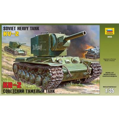 ZVEZDA Maquette  KV-2 - 1/35 - Maquette militaire