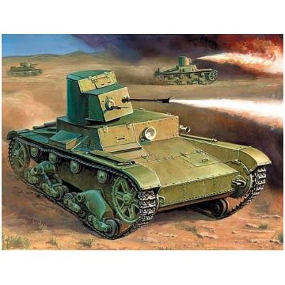 ZVEZDA Maquette  T 26 Lance Flamme - 1/100 - Maquette militaire