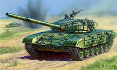 ZVEZDA Maquette  T-72B de Russie avec l'ERA-1/72 - Maquette militaire