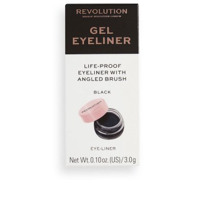 REVOLUTION MAKE UP Maquillage R&eacute;volution Londres 3g Gel Eyeliner Pot Avec Brosse, Noir,