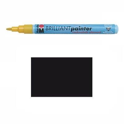MARABU  073&nbsp;Peinture 1/2&nbsp;mm Peintre brillant, noir