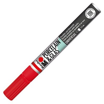 MARABU  125&nbsp;1/2&nbsp;mm Feutre &agrave; Peinture pour Porcelaine Cerise