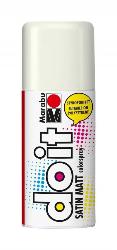 MARABU  21070006005&nbsp;&ndash;&nbsp;Peinture en Bombe Do It satin&eacute; Mat Wei&szlig;