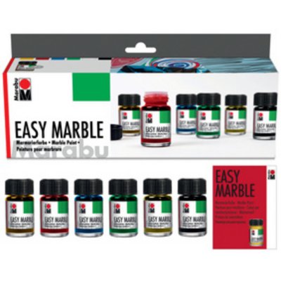 MARABU  Easy Marble Assortiment de Peinture pour marbrure