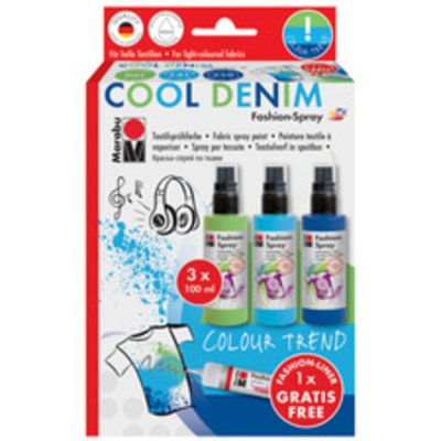 MARABU  Fashion Shimmer 171800080&nbsp;, Cool Denim, 1 Set