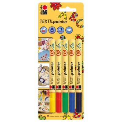 GENERIQUE Marabu marqueur de textiles textil painter, blister de 5 mr011600080