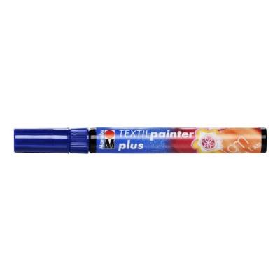 MARABU  marqueur pour Tissu Textil Painter Plus, Bleu fonc&eacute;