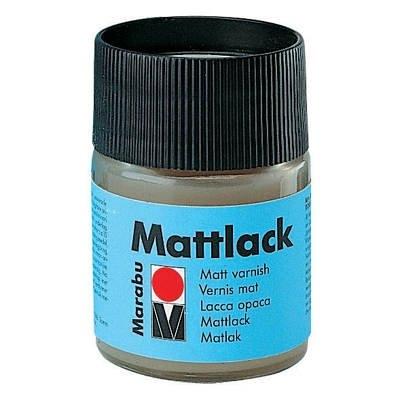GENERIQUE Marabu Mattlack Transparent 50 ml - Vernis (Transparent, Matte, 50 ml)