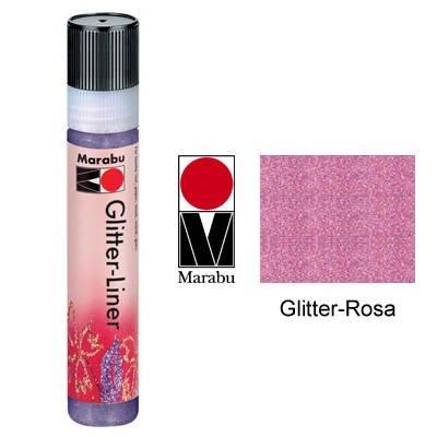 MARABU  peinture glitter-liner, rose scintillant, 25 ml mr180309533