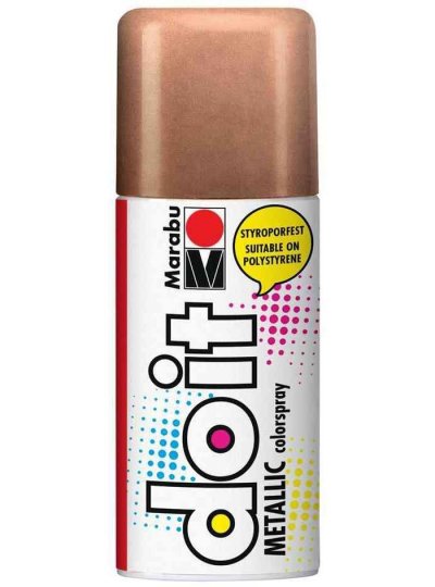 MARABU  Peinture M&eacute;tallis&eacute;e En Bombe -  Do It Metallic 150 Ml - Cuivre M&eacute;tallis&eacute;