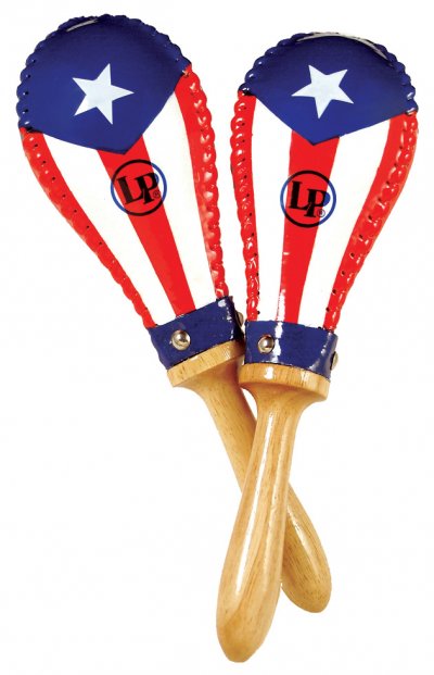LATIN PERCUSSION Maracas Salsa Puerto Rican Heritage Peau Animale