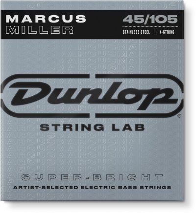 DUNLOP Marcus Miller Signature Medium 45-105 - Jeu cordes guitare basse