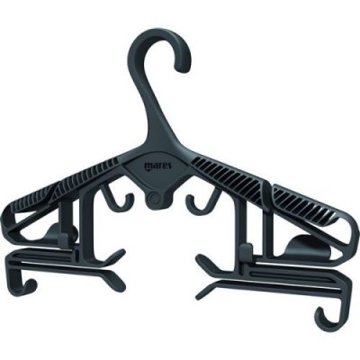 MARES  Universal Hanger Cintre Multi-usages Adulte, Noir, Taille Unique