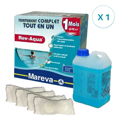 MAREVA  - KIT Traitement REV-Aqua Complet MENSUEL 60/90M3-140021