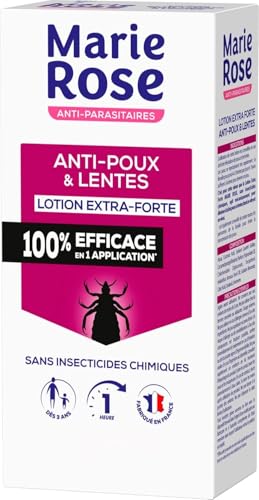 MARIE ROSE  - La bo&icirc;te 100ml - Lotion extra forte anti-poux + lentes