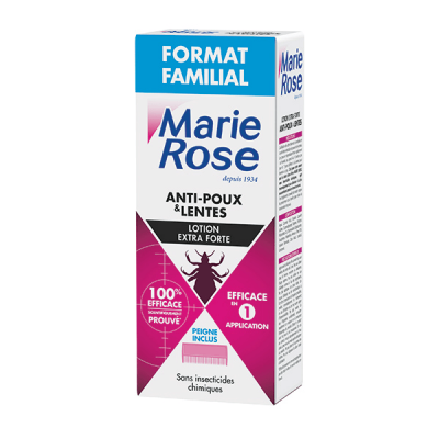 MARIE ROSE  Lotion Extra Forte Anti Poux/Lentes Format Familial 200 ml