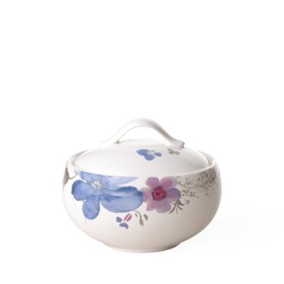 VILLEROY & BOCH Mariefleur Gris Basic Sucrier/confiturier 6 pers. Blanc 