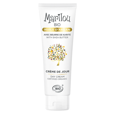 MARILOU BIO  Huile d'Argan Cr&egrave;me de Jour 50 ml - Tube 50 ml
