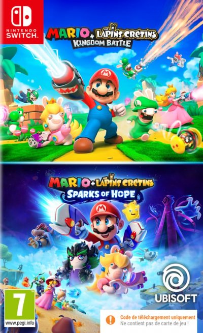 UBISOFT Mario + Lapins Cr&eacute;tins Kingdom Battle / Mario + Lapins Cr&eacute;tins Sparks of Hope (CIB) (SWITCH)