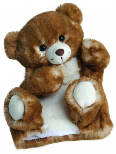 HISTOIRE D OURS Marionnette ours Les douces marionnettes Multicolore Histoire D'Ours