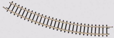 GENERIQUE M&auml;rklin - 8521 - Mod&eacute;lisme Ferroviaire - Rail - Courbe - 30&deg; - R195 mm