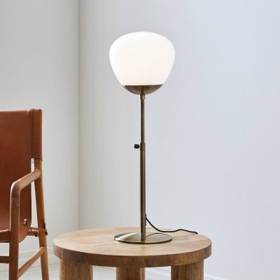 MARKSLOJD  Rise Lampe De Table 1 Globe Light Antique, Blanc