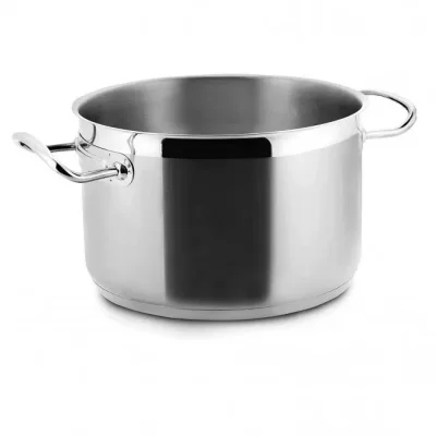 LACOR Marmite basse - rondeau induction en inox 18/10 - 28 cm eco chef