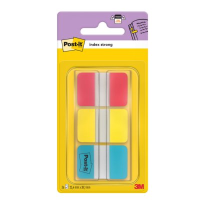 POST IT Marque pages rigides -  - Assortiment de couleurs