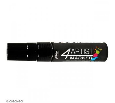 PEBEO Marqueur &agrave; huile 4Artist Marker - Pointe plate - 15 mm - 5 coloris