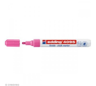 EDDING Marqueur craie  4095 Rose fluo 2-3 mm -  - couleur variant