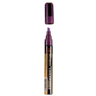 MATERIEL CH PRO Marqueur craie effa&ccedil;able pour ardoise Securit 6 mm - Violet -