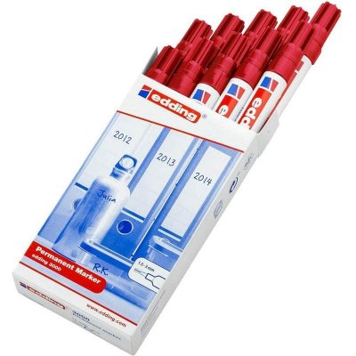 EDDING Marqueur  3000 Trait L:1.5 Mm Encrcol.:rouge