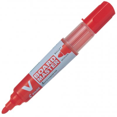PILOT Marqueur effa&ccedil;able &agrave; sec Vboard Master - pointe ogive - rouge